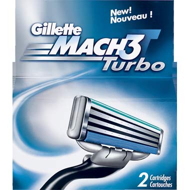 Сменный блок для бритвы Gillette M3 TurboAloe 2шт.