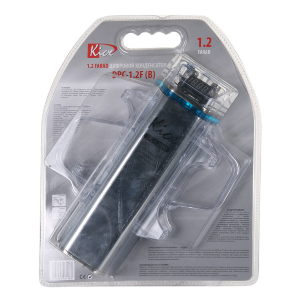 Автомобильный конденсатор Kicx DPC-1.2F(B)