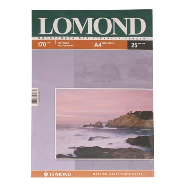 Фотобумага для принтера Lomond 0102032 A4