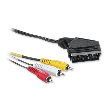 Кабель аналоговый аудио-видео Hama 42387 Scart-3t 2m AV