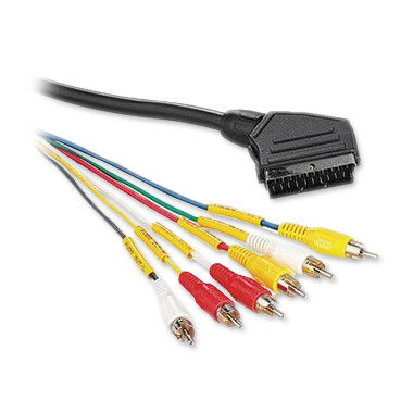 Кабель аналоговый аудио-видео Hama 43187 Scart-6t 2m AV