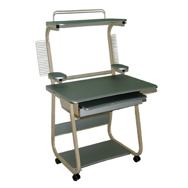 Стол компьютерный Tetchair ST-F808LCD/серебро