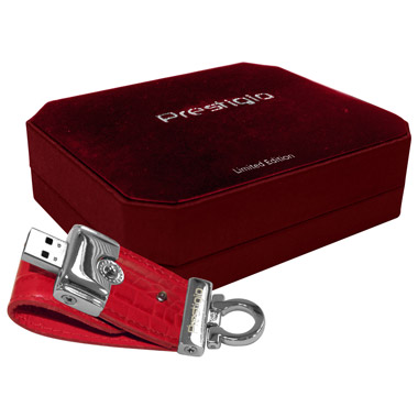 Флеш-диск Prestigio 1Gb USB 2.0 красный