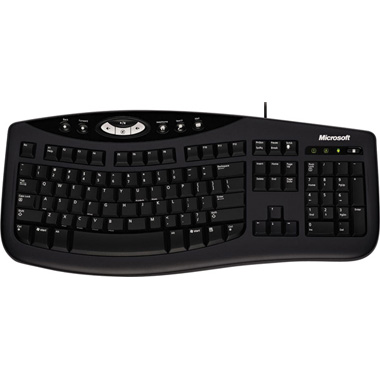 Клавиатура проводная Microsoft Curve2000