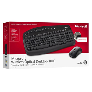 Комплект клавиатура+мышь Microsoft 1000