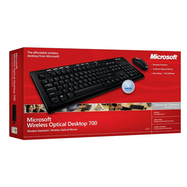 Комплект клавиатура+мышь Microsoft 700