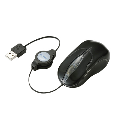 Мышь проводная Elecom M-ILURBK