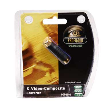 Переходник для кабеля (Hi-Fi) Profigold PGP6502 SV-2RCA