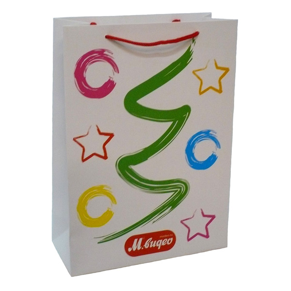 Пакет М.Видео Елочка 23х32х10