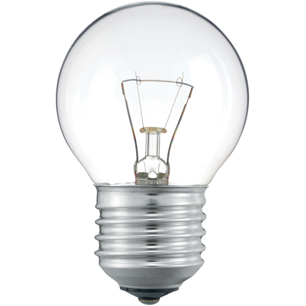 Лампа Philips 40W/CL/E27шар фото