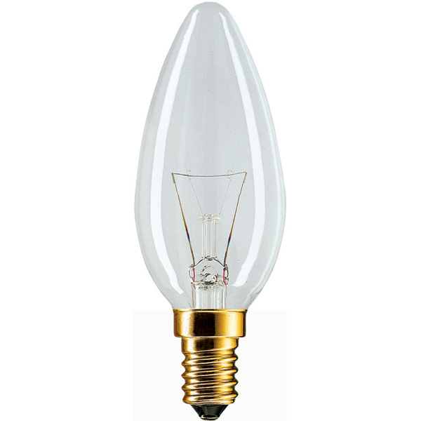 Лампа Philips 40W/CL/E14свеча фото