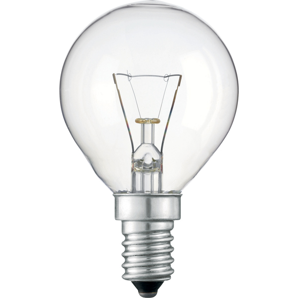 Лампа Philips 40W/CL/E14шар фото