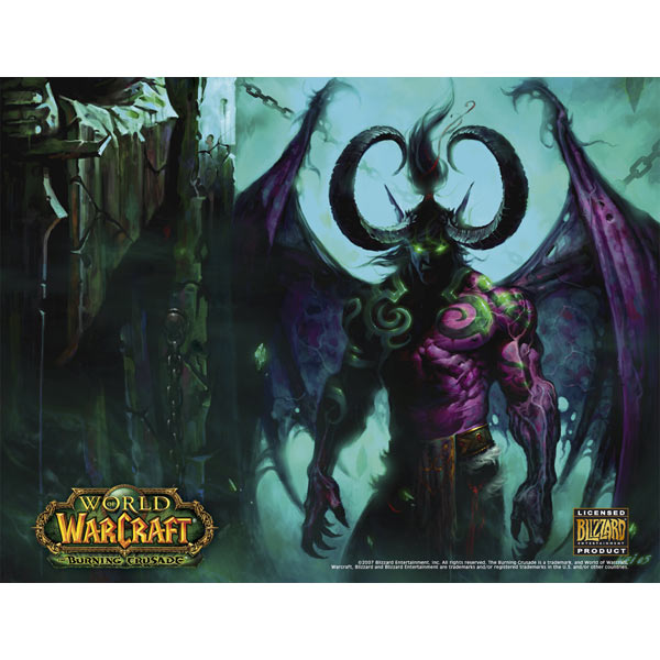 Игровой коврик ComPad WoW Illidan фото