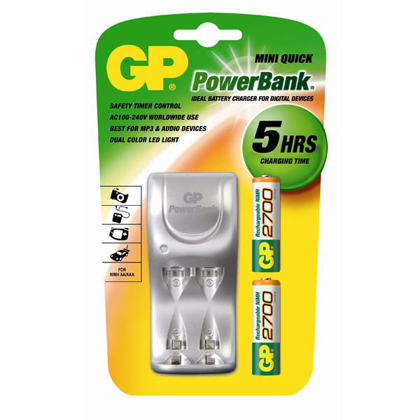 Зарядное устройство + аккумуляторы GP PB25GS270-CR2 фото