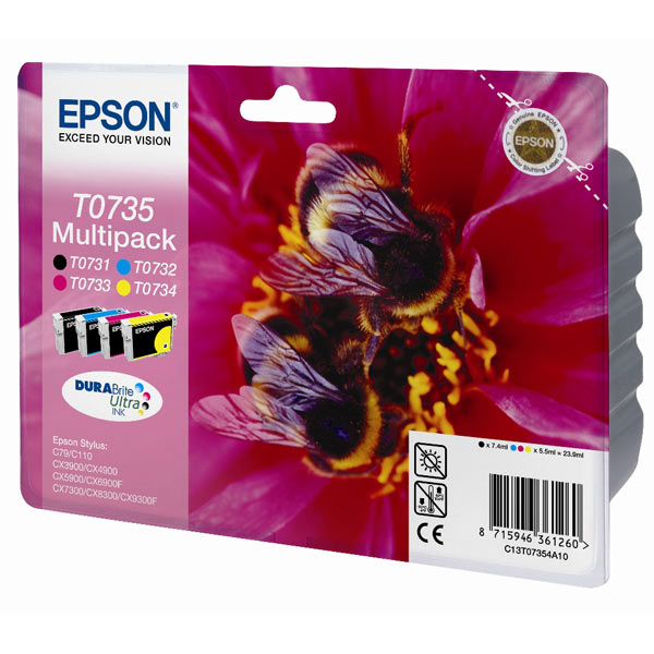 Картридж для струйного принтера Epson T0735 (C13T10554A10)