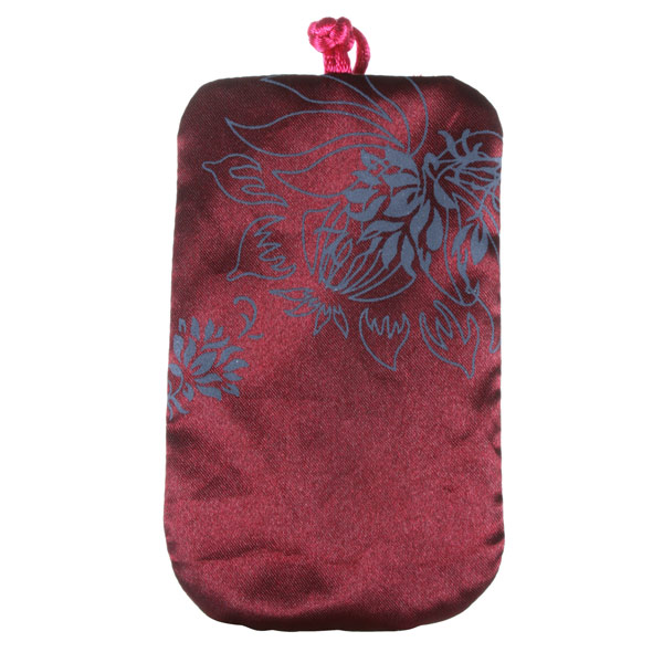 Сумка для сотового телефона Prolife шелк.узор.крас.