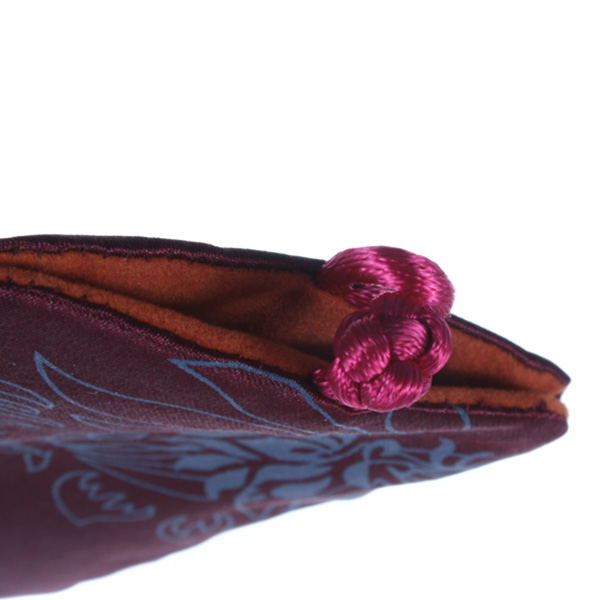 Сумка для сотового телефона Prolife шелк.узор.крас.