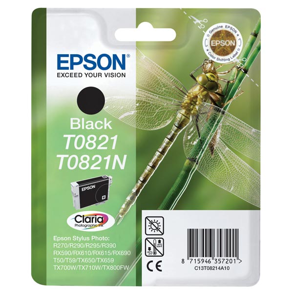Картридж для струйного принтера Epson T0821 (C13T11214A10)