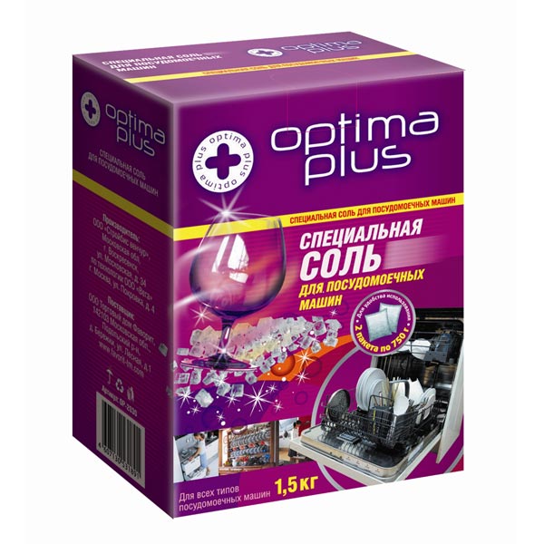 Соль для посудомоечной машины Optima Plus OP-2030 фото