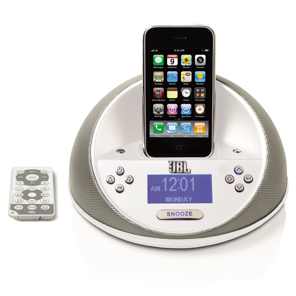 Док-станция с акустикой JBL On Time Micro белый