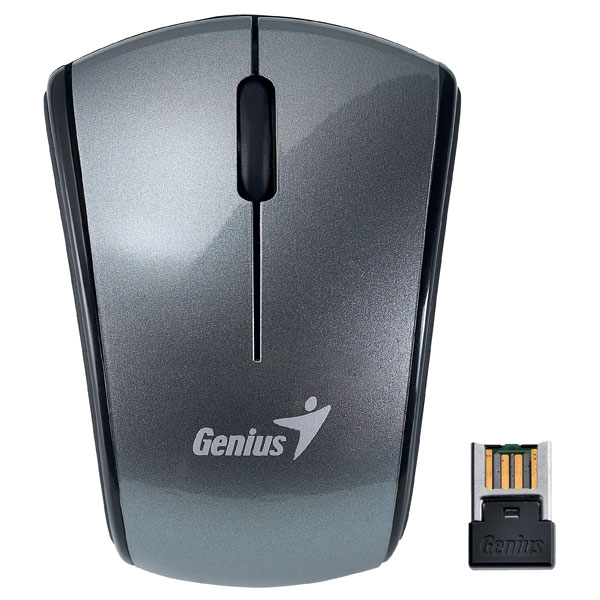 Мышь беспроводная Genius Micro Traveller 900S серый