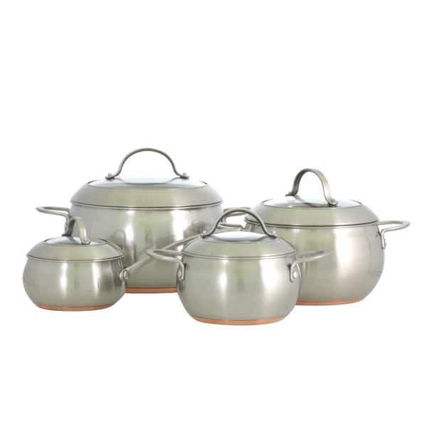 Набор кастрюль (нержавейка) Vinzer 89041 4шт.: 1,8/2,5/3,5/5,5л