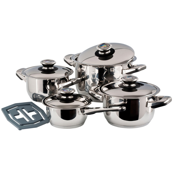 Набор кастрюль (нержавейка) Vinzer 89039 5шт.