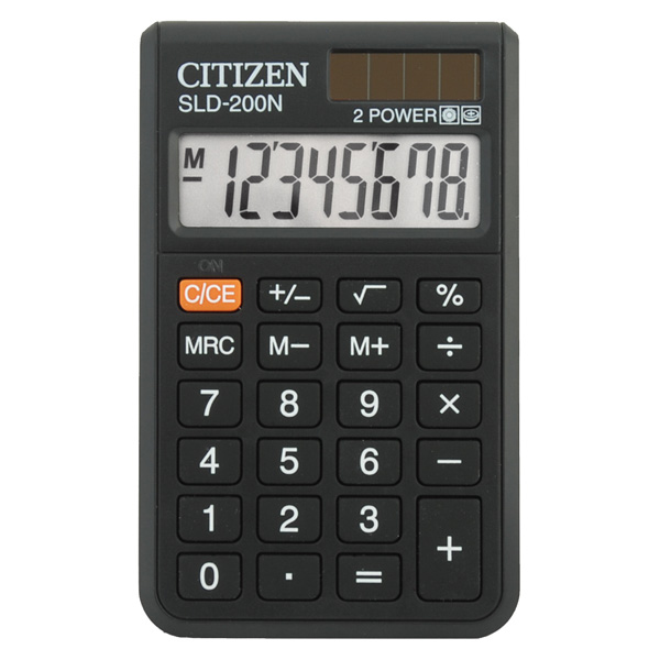 Калькулятор Citizen SLD-200N фото