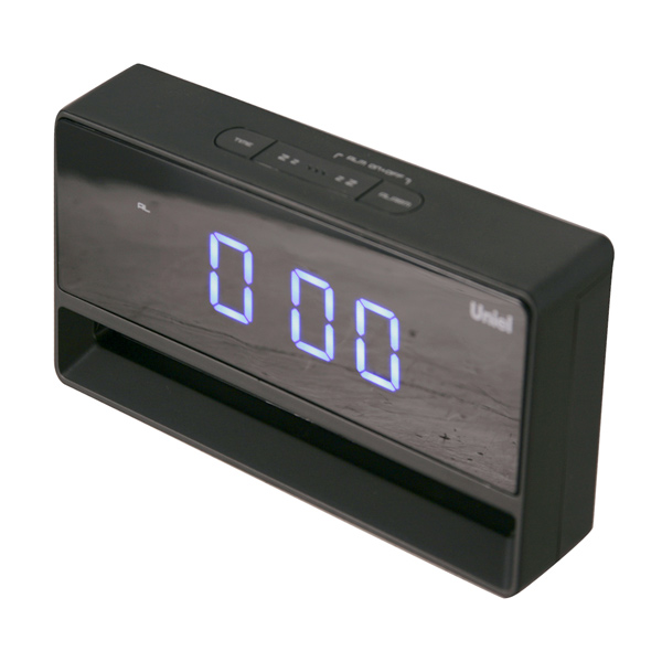 Часы-будильник Uniel UTL-45B черный