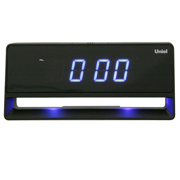 Часы-будильник Uniel UTL-45B черный