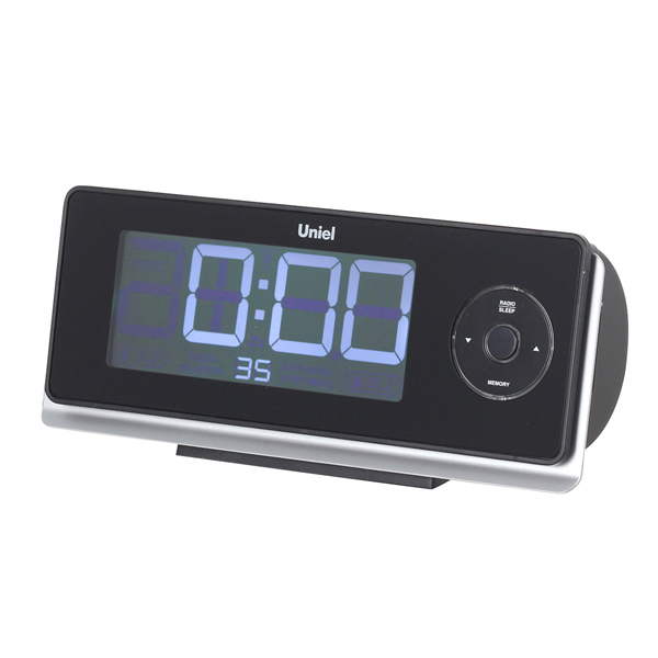 Часы-будильник Uniel UTP-43K черный