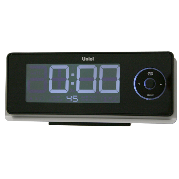 Часы-будильник Uniel UTP-43K черный