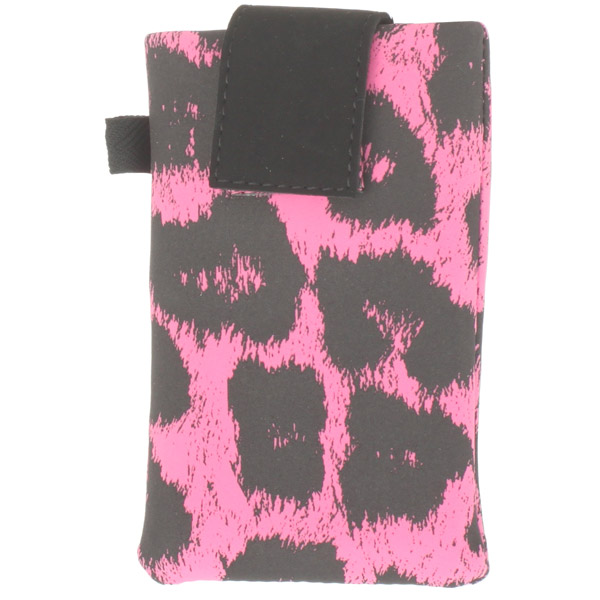 Сумка для сотового телефона Oks Toys Леопард р03 розовый