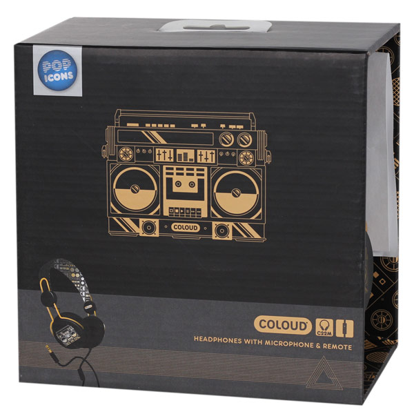 Наушники накладные Coloud PopIconsBoomboxC22M