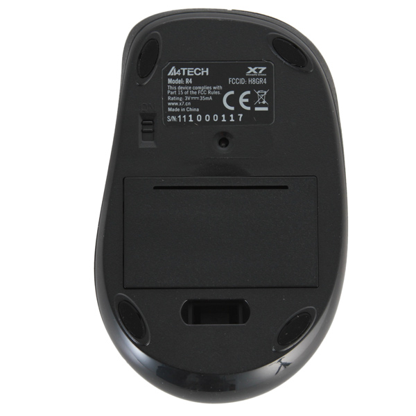 Мышь беспроводная A4Tech R4V-TrackWirelGamBl