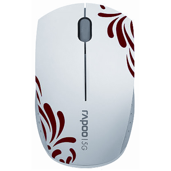 Мышь беспроводная Rapoo 3300p белый фото