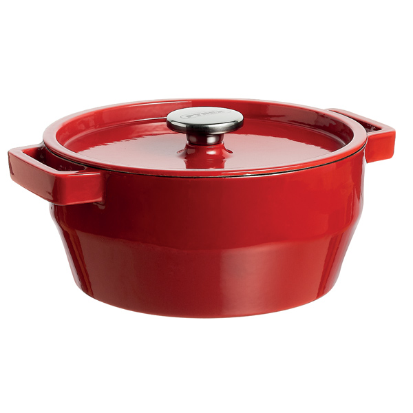 Посуда чугунная Pyrex Slow Cook 24 см 3,6л SC5AC24/5041 красный