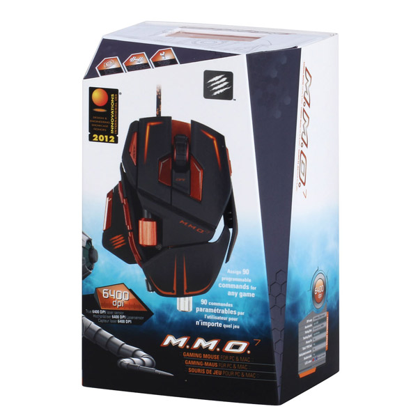 Игровая мышь Mad Catz M.M.O.7 Gloss черный