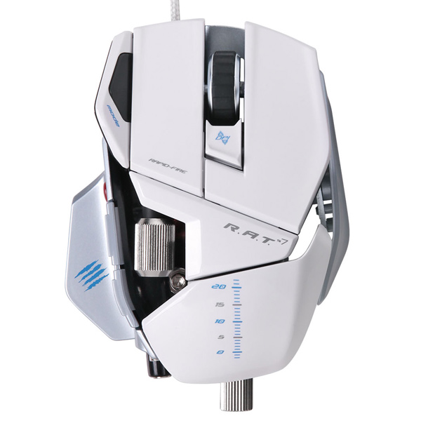 Игровая мышь Mad Catz R.A.T.7 Gloss белый фото