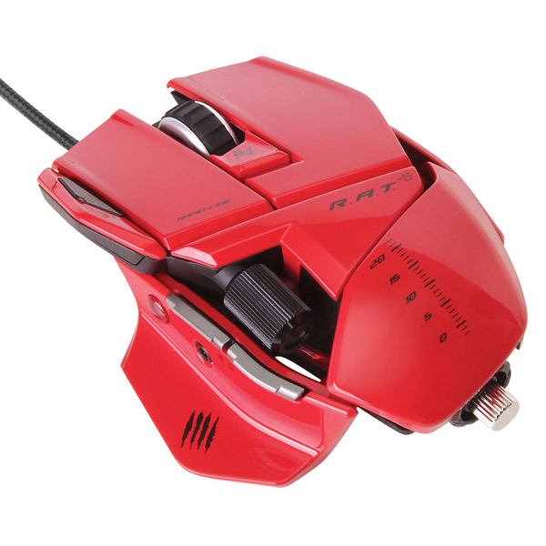 Игровая мышь Mad Catz R.A.T.5 Gloss красный