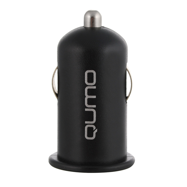 Автомобильное зарядное устройство для Apple Qumo 1 USB 1A + кабель Lightning, Black (220.12A)