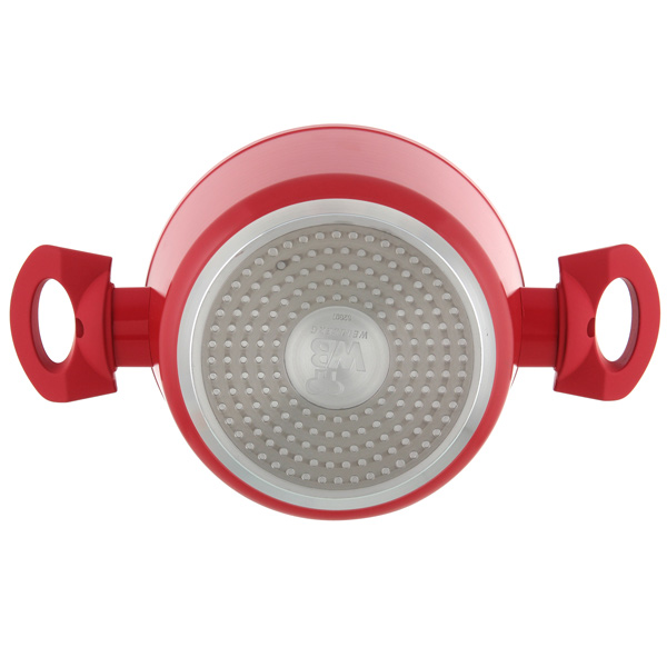 Набор посуды (керамический) Wellberg Foodie WB-2005 красный