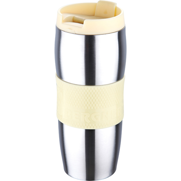 Термокружка Bergner Travel BG-1094 Cream 0,4л