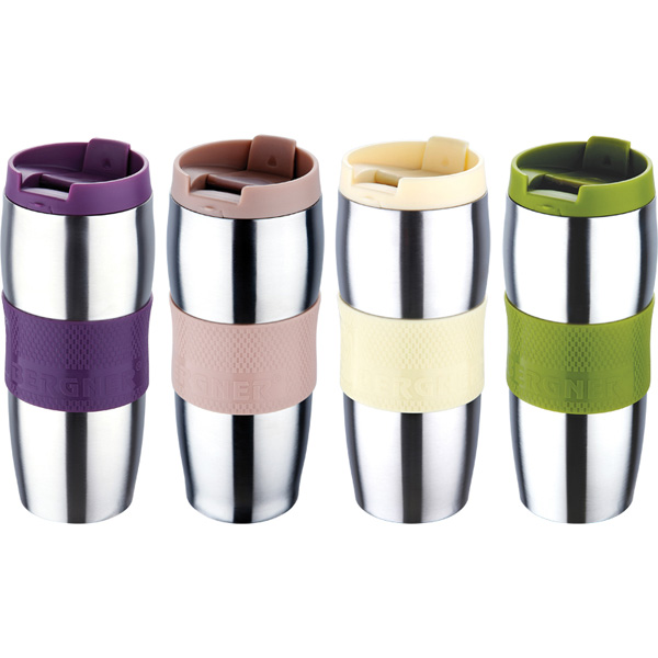 Термокружка Bergner Travel BG-1094 Cream 0,4л
