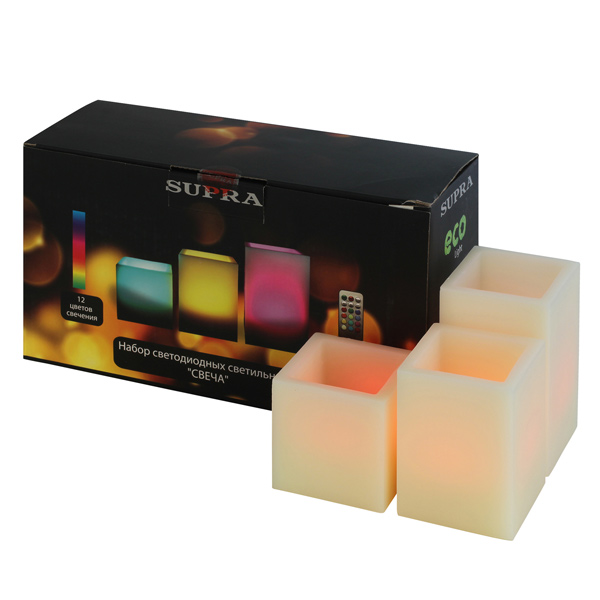 Электронная свеча LED Supra LCR-03 set фото