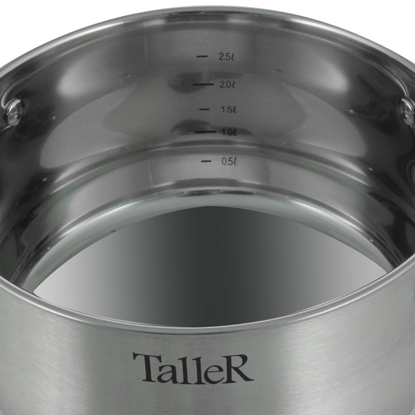 Набор кастрюль (нержавейка) TalleR TR-7150 4шт.: 2,2/3,2/5л