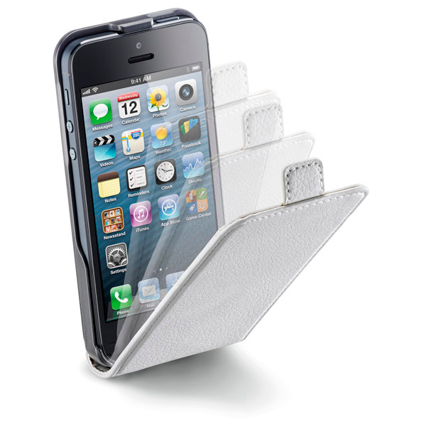 Чехол Cellular Line для iPhone 5s/SE White (FLAPESSENIPHONE5W)