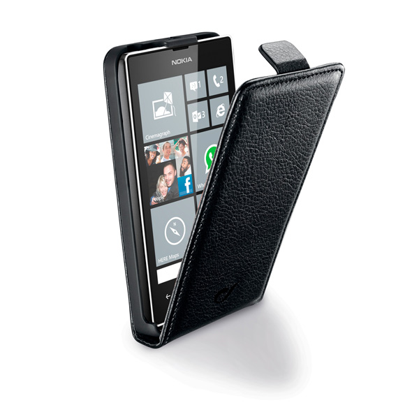 Чехол Cellular Line для Nokia Lumia 520/525 Black (FLAPESSENL520BK)