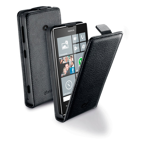 Чехол Cellular Line для Nokia Lumia 520/525 Black (FLAPESSENL520BK)