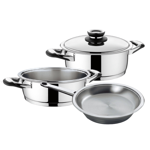 Набор посуды (сверхпрочное покрытие) Silga Alex 3шт. по 20см